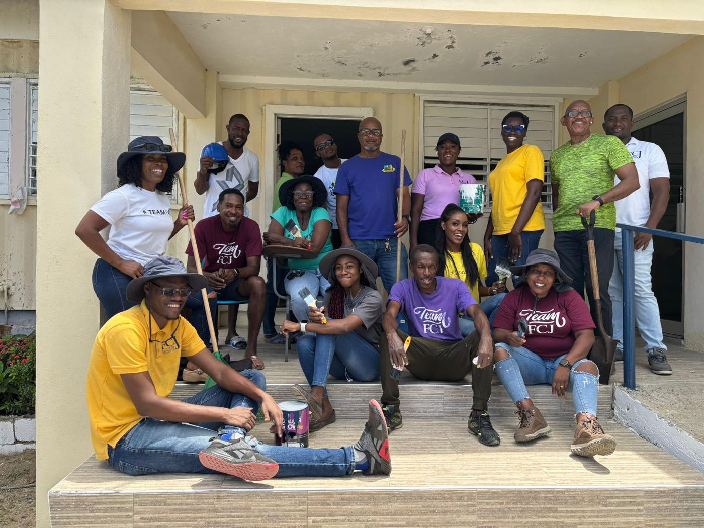 Labour Day work at the Women's Centre of Jamaica Foundation