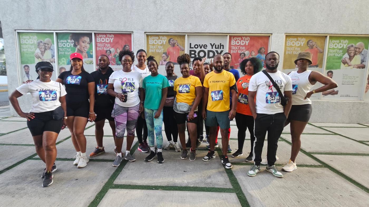 FCJ team at the Sagicor Sigma Corporate Run